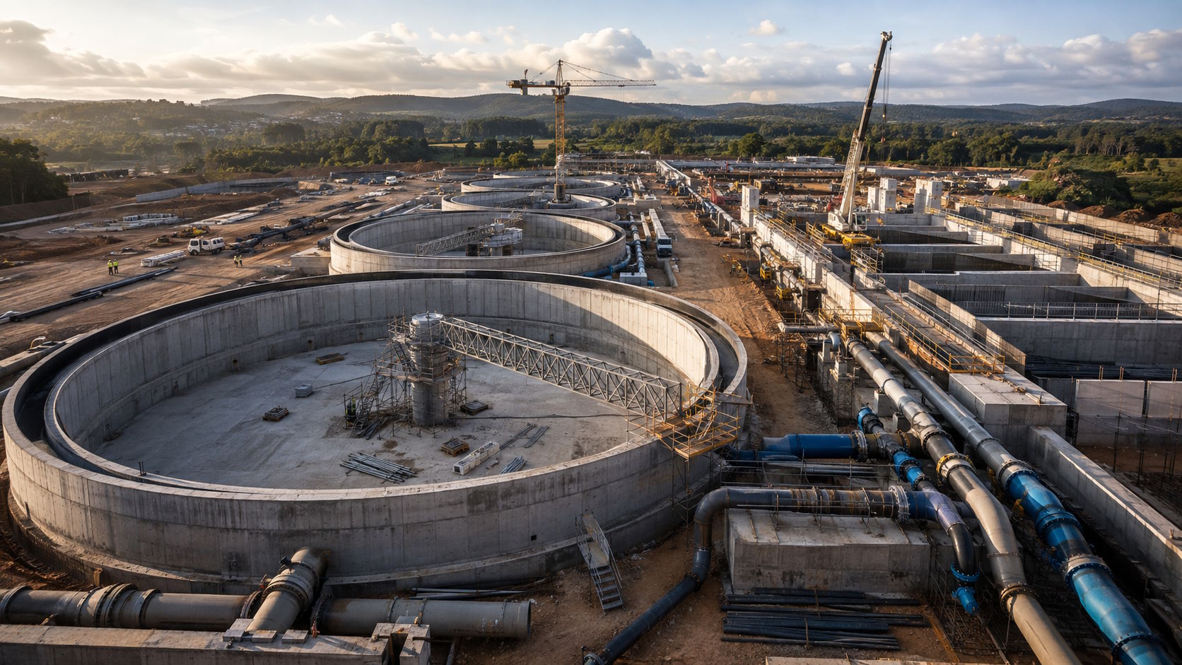 Grande obra de infraestrutura em execução